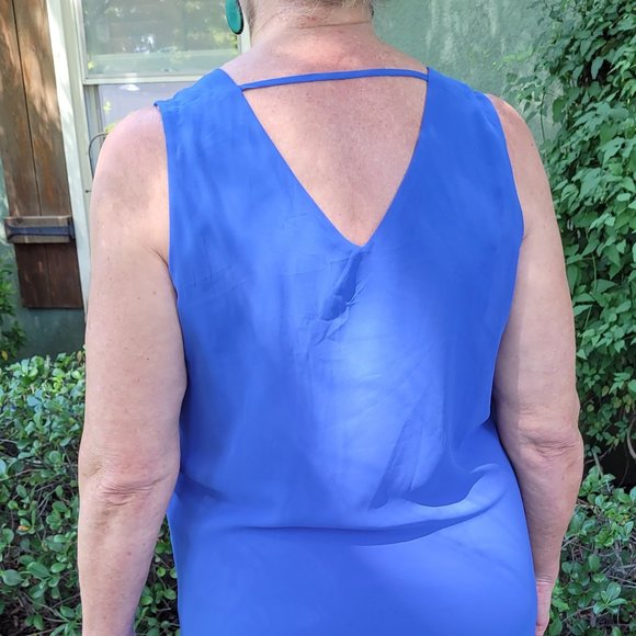 CHICO's Aster Blue Drape Size 2.5 - Picture 4 of 7